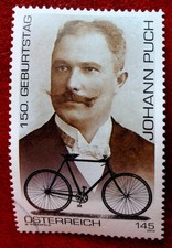 Briefmarken Österreich Styria Fahrradwerke Puch-Werke Oldtimer 2012