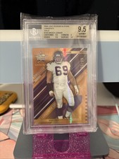 Brock Lesnar 2004 Leaf Rookies & Stars RC Gold 9.5 /99