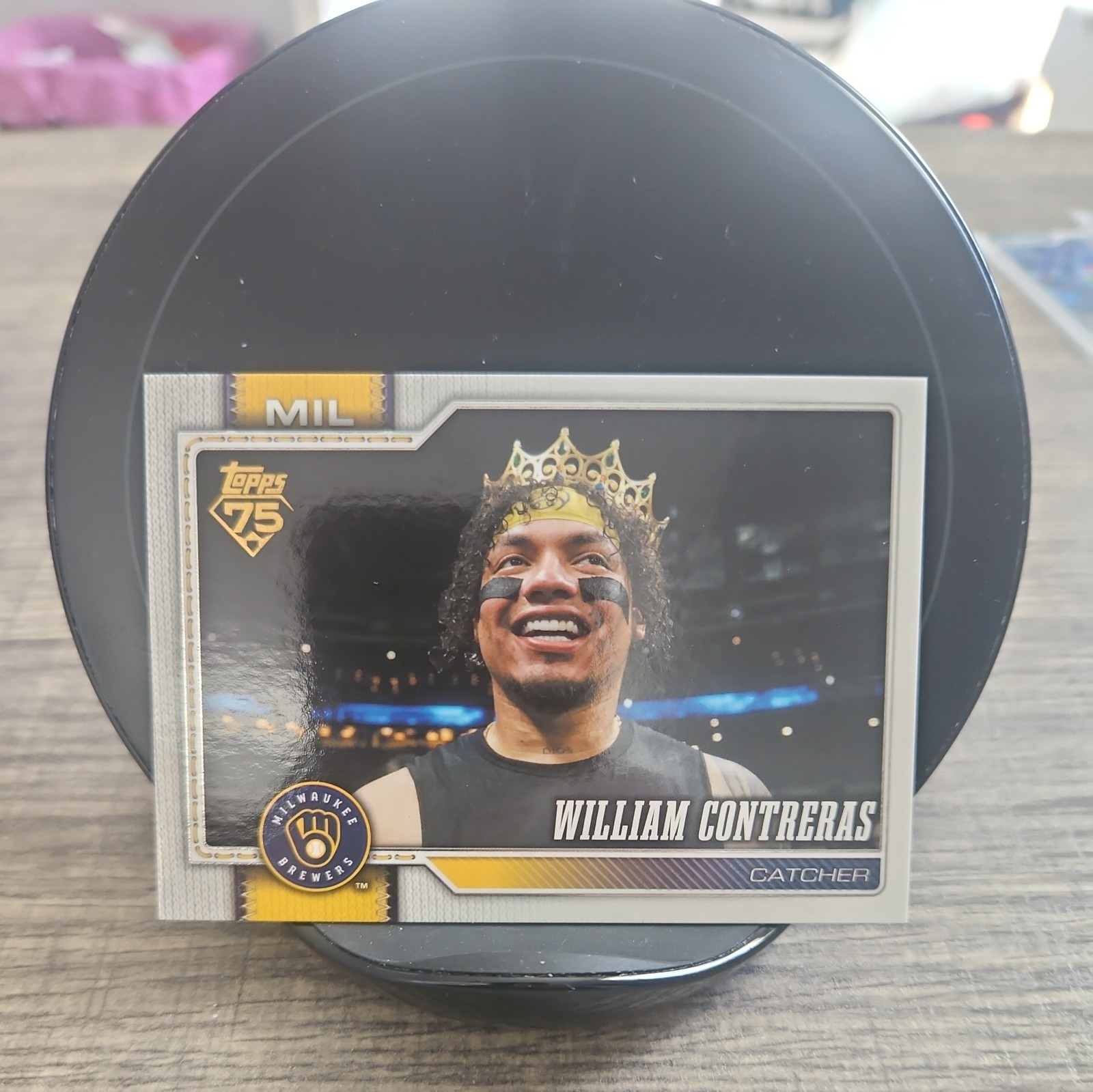 2026 Topps Series 1 - William Contreras Golden Mirror Variation SSP #192