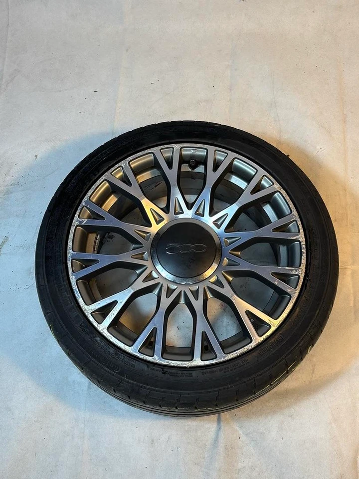 Felgensatz silber gebraucht für Fiat 500 Dolcevita – Alufelgen - Bild 2 von 4