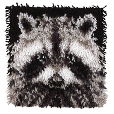 Wonderart Latch Hook Yarn, Racoon 1 Pack,