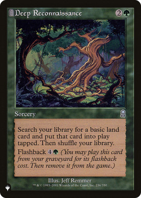 Deep Reconnaissance (REGULAR) x1 - MTG The List PLST #ODY-236