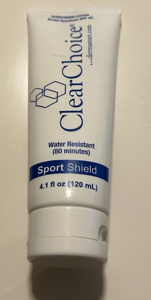 ClearChoice Sport Shield Sunscreen Natural Face Sunscreen for Daily Use SPF 45
