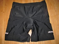 ZOOT Shorts TRIATHLON Tri Size Men's SMALL Nylon Spandex BLACK