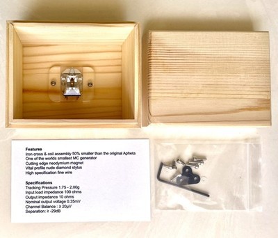 Rega Apheta 2 Low Output MC Phono Cartridge, Vital profile nude diamond Stylus