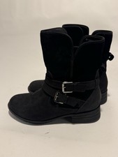 Blondo Tula Waterproof boot black leather Sz 8.5buckle details
