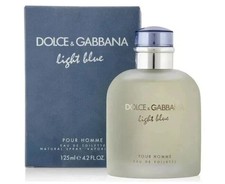 Light Blue by Dolce & Gabbana for Men Eau de Toilette Spray 4.2 oz Brand new!