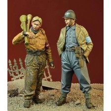 1/35 WW2 INFANTRY Military Soldiers RESIN FIGURE MODEL KIT Unassembled Unpainted