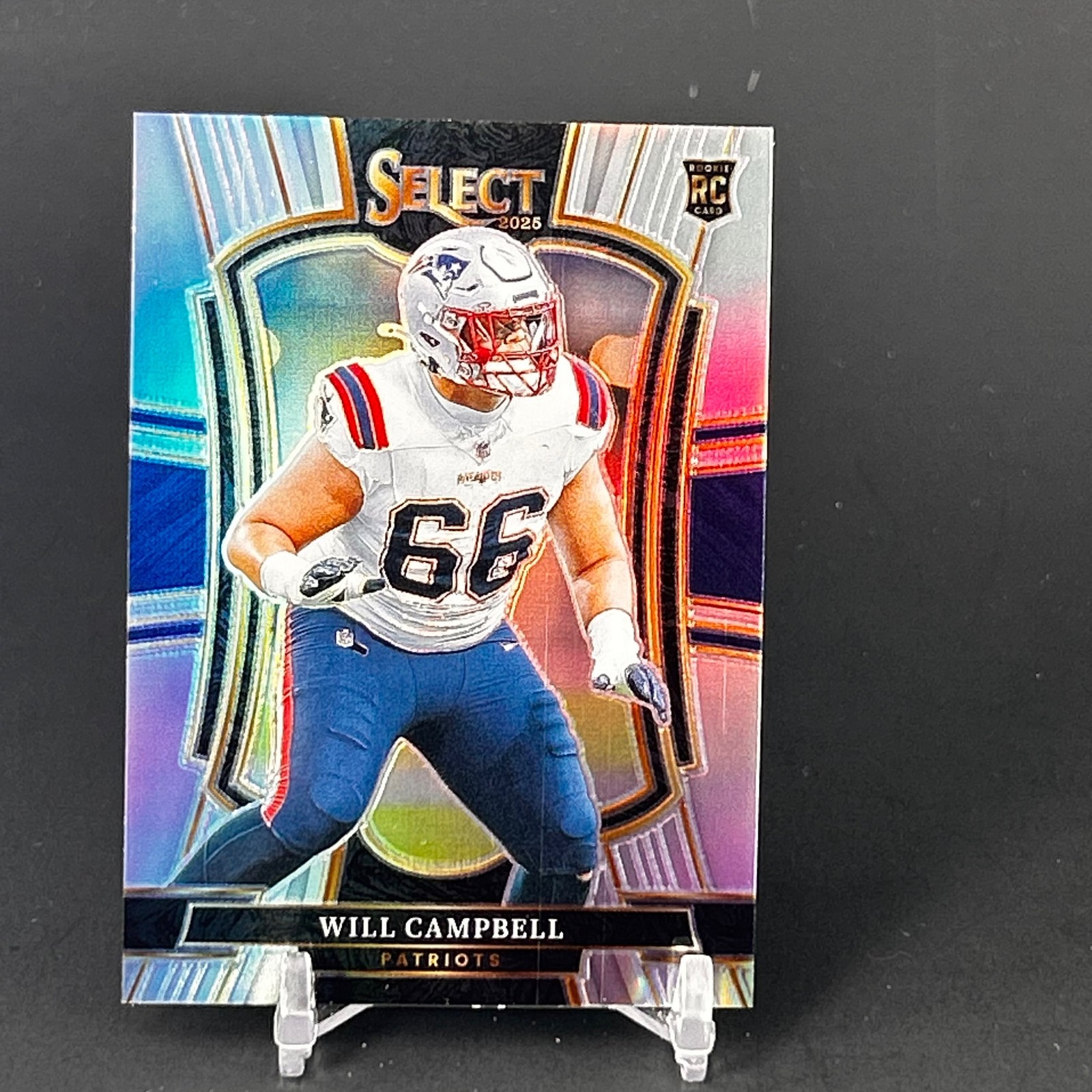 2025 Panini Select #179 Will Campbell Silver Prizm