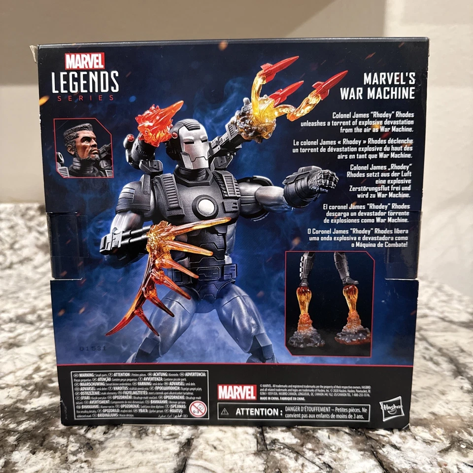 НОВЫЙ!! 2020 Hasbro Marvel Legends │ ВОЕННАЯ МАШИНА │ эксклюзивная экшн-фигурка класса люкс - Изображение 3 из 4
