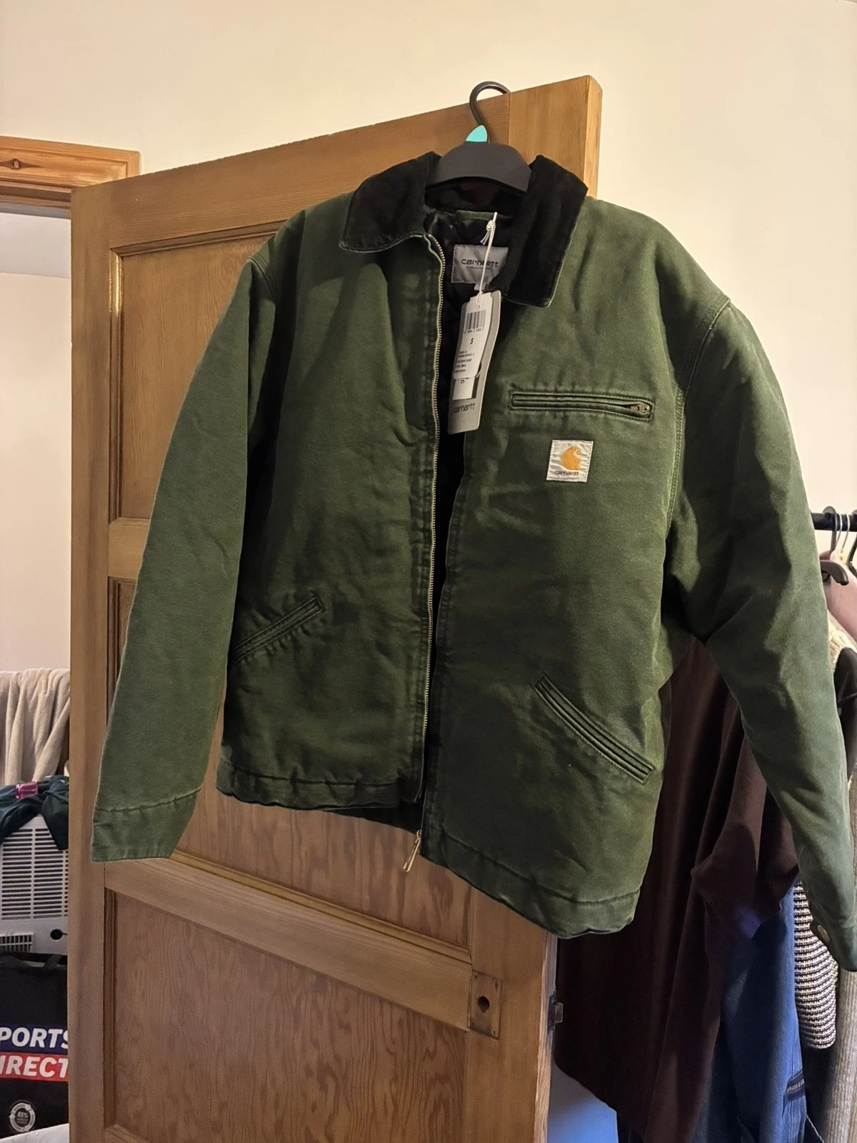 Carhartt Wip OG Detroit Jacket I035614 Olive/Black Stone Canvas S
Opens in a new window or tab