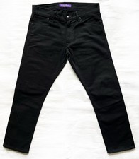 Ralph Lauren   Purple Label Black Jeans Slim Fit 32x27     Italy Made -Excellent