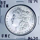 1879 BU GEM MORGAN SILVER DOLLAR UNC MS+++ U.S. MINT RARE COIN 8630
