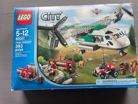 LEGO CITY Cargo Heliplane 60021 Complete Set, 393 Pieces, Ages 5-12