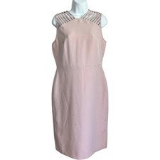 Express Shoulder Cut Out Lavender Sheath Bodycon Dress Size M NEW Tags Business