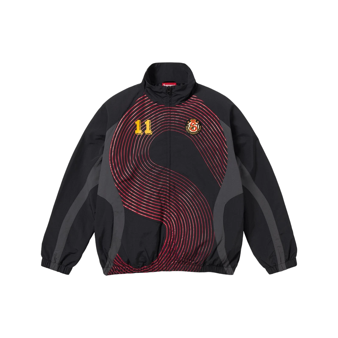 Veste de survêtement Supreme S logo noir   24FW