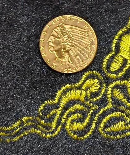 1925-P Uncirculated $2.50 Gold Indian Head, Sharp Coin, Gem ++ Beautiful One