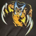 Vintage Wolverine Shirt Marvel Comics 2004 Size Large Black Hanes X-MEN Rare