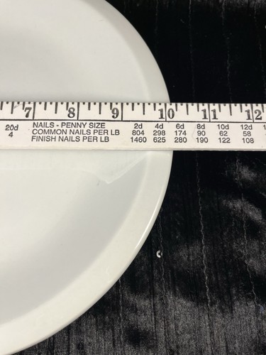 Culinary Arts Cafeware 10 1/4" White Porcelain Dinner Plates Set of 3 Heavy - Picture 3 of 13