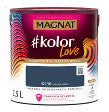 Magnat Wall & Ceiling Paint 2.5L – Interior Latex, Matte Finish, Washable