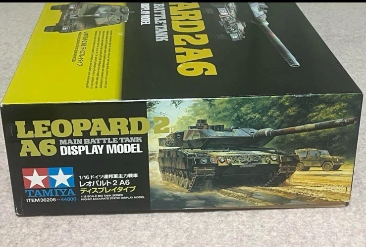 Tamiya  1/16 Scale RC Tank German Leopard 2A6 Main Battle Tank Display model　NEW - Image 4 of 4