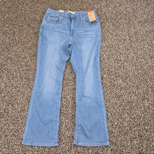 NWT Levi Jeans 725 High Rise Boot Cut Stretch Blue Jeans 32x30 NEW