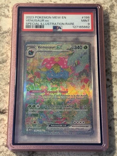 PSA 9 Venusaur EX 151 SIR Special Illustration 198/165 English