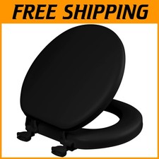 Durable Padded Toilet Seat - Secure Stay-Tite Fastening