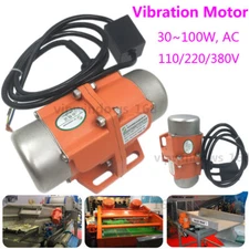 110/220/380V Vibrator AC Vibration Motor 30-100W Vibrating Asynchronous 3600RPM