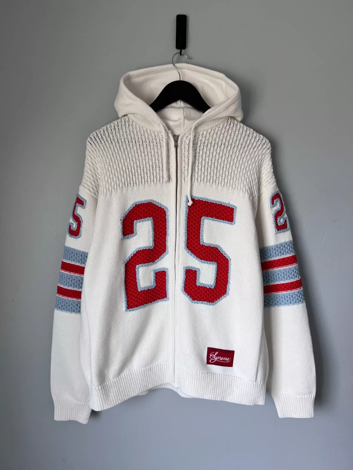 Pull à capuche zippé Supreme Sport   Taille Blanc   Noir   NEUF
