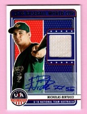 2023 Panini Stars & Stripes - Nicholas Bertucci Auto Relic #'ed 32/72 (FM500)