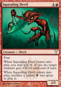 Squealing Devil x4 - Dissension - NM-Mint, English - Dissension