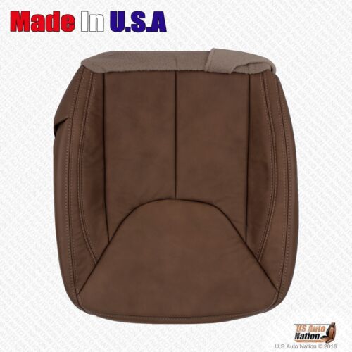 2013 2014 For Jeep Wrangler Driver Side Bottom Leather Seat Cover In Dark Saddle - Picture 2 of 9