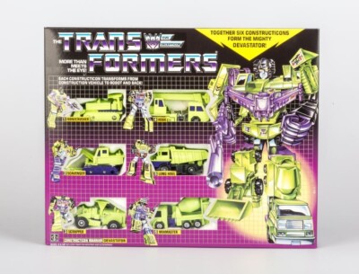 New Transform G1 Devastator Reissue Action Figure MISB Box Set 