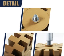 Decal Eraser Wheel Pin Stripe Removal Tool 1 Pack Adhesive Remover Wheel W/ Pad
