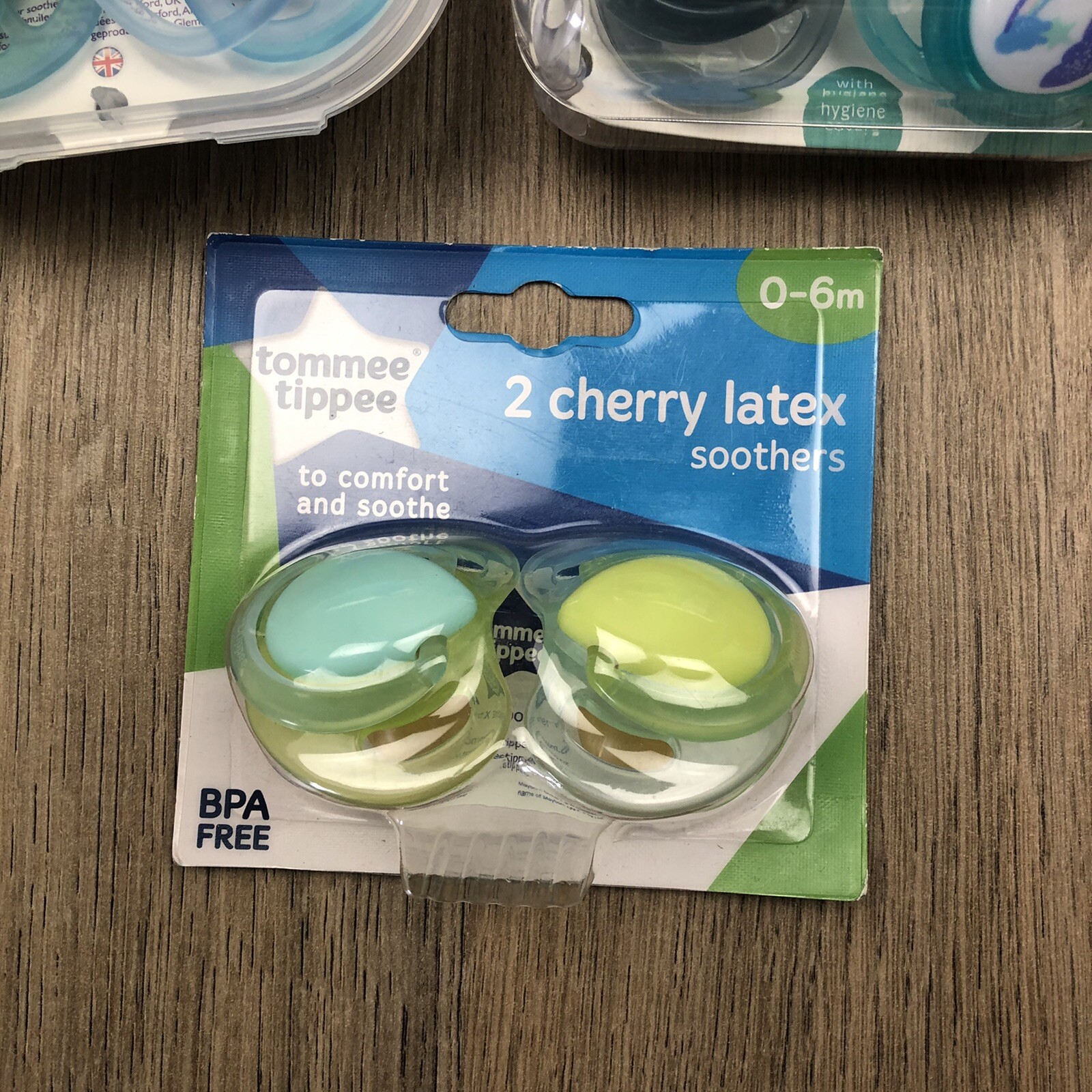 Tommee Tippee & Avent Dummies Blue New 3 x 2 Pack 06 Months eBay