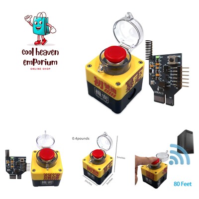 Quick Install Wireless PC Power Switch with 80ft Range & Push Button Design
