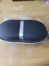 Eye Glasses Hard Case BoxW/ Zipper, Cleaning Cloth And Belt Clip-Portable- New 