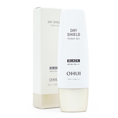 [OHUI] Day Shield Perfect Sun Black - 50ml (SPF50+ PA++++) / Free Gift