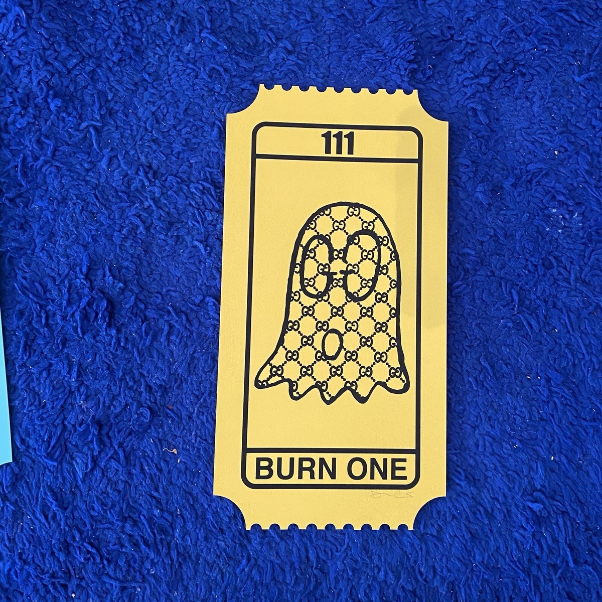 Trevor Andrew Burn Ticket Full Set Gucci Ghost Limited Edition of