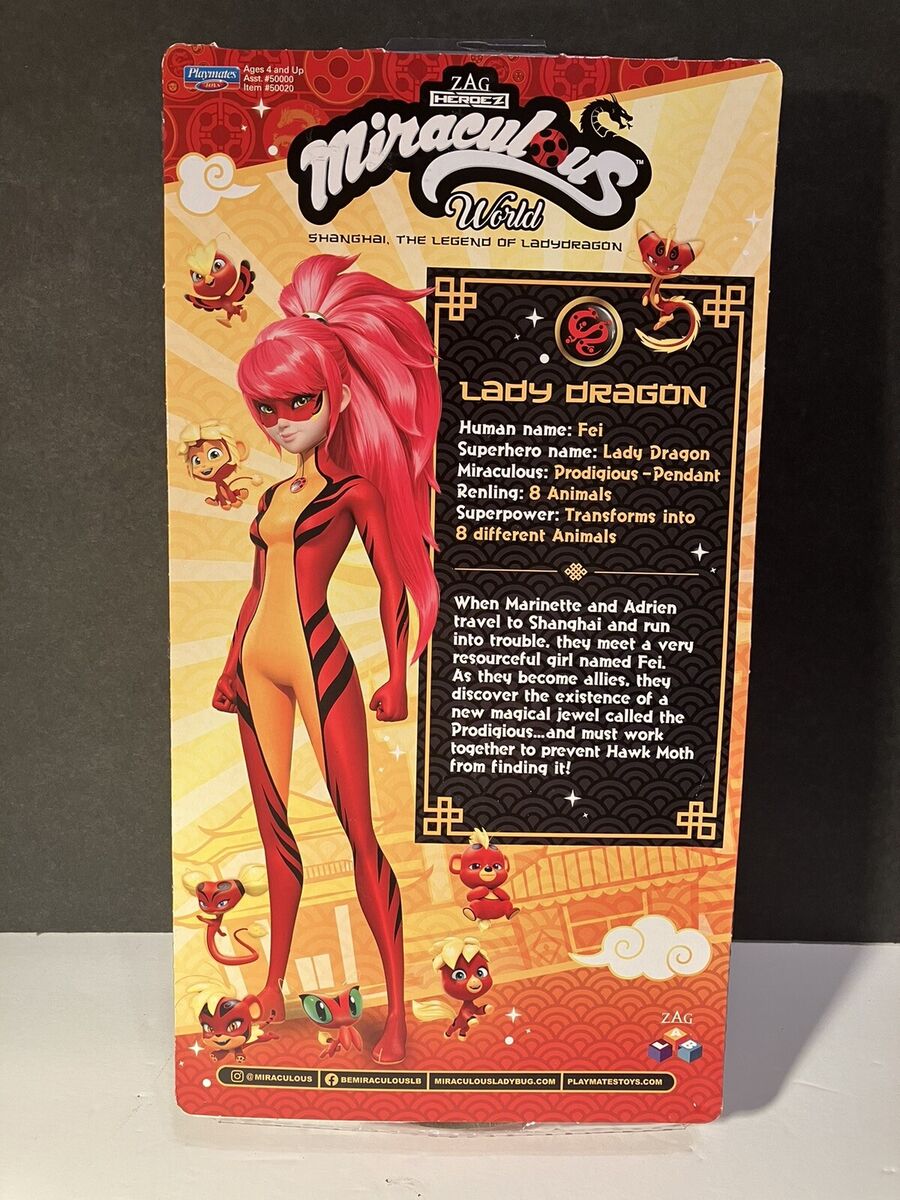 Miraculous World Lady Dragon 11 Action Figure - New