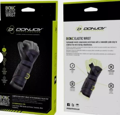 Donjoy Performance Bionic Elastic Compression Wrist Brace LEFT Med/Large