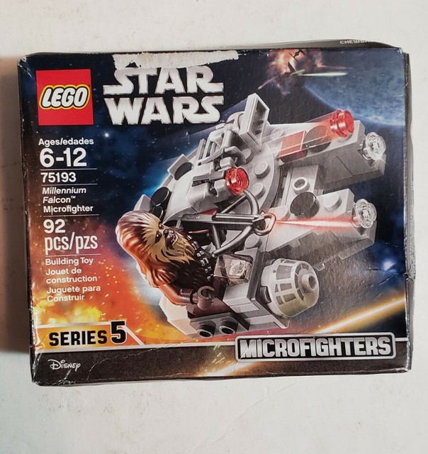 lego star wars 75193 millennium falcon microfighter