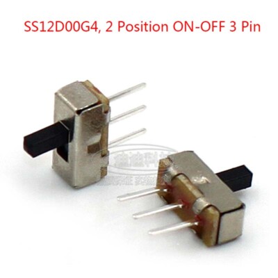 2 Position ON-OFF 3 Pin Slide Toys Mini Switch Vertical Microswitch 4mm ...