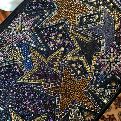 Christian Louboutin Loubiclutch Piste aux Etoile Crystal Star