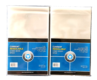 【希少】 current inc CSP250 200 CSP Current Comic Book Modern Age Resealable Acid Free clear