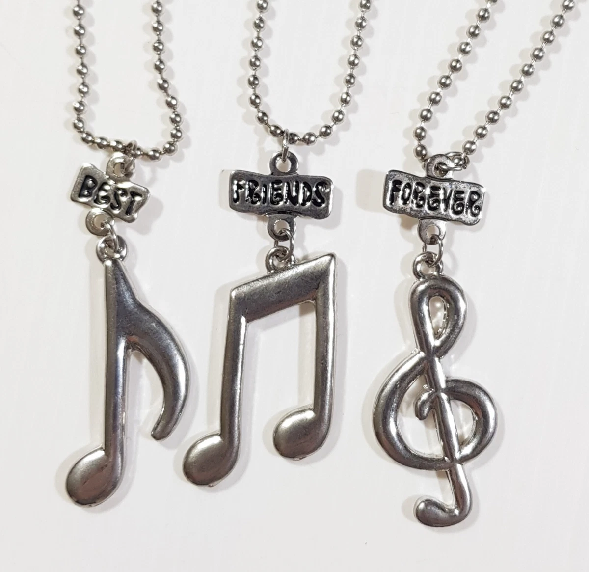 New Claire s Women s Girls Necklace Pendant Best Friends 3 Piece