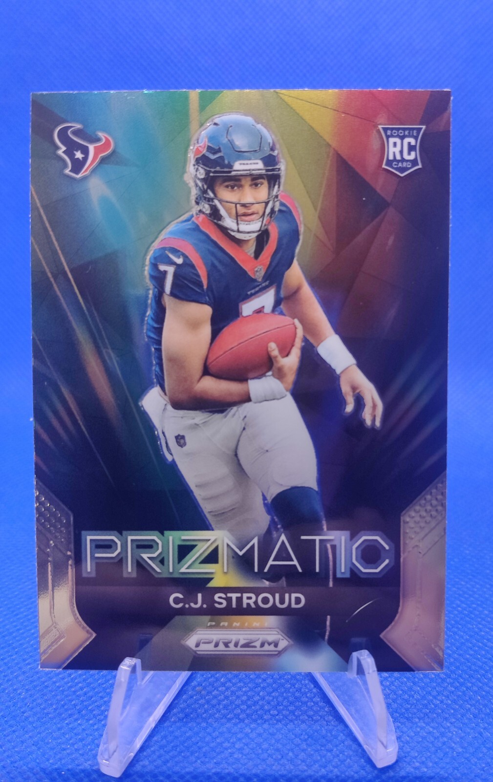 🔵 2023 Panini Prizm C.J. STROUD Rookie Prizmatic RC #6 Houston Texans