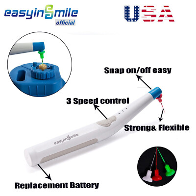 Easyinsmile Cordless Endo Activator Root Canal Sonic Irrigation 60 Activator Tip