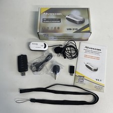Alvoxcon Wireless Lapel Microphone for Computer USB lavalier Mic System OPEN BOX